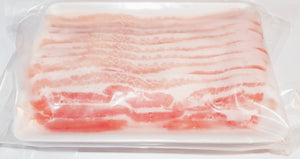 Hokkaido pork belly sliced 1.5mm thick 北海道雪花三层猪肉切片(1.5mm厚度)