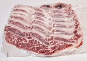 USDA Choice Galbi Cut Bone In Short Ribs (frozen) 美国牛选择级别仔骨（冰冻）